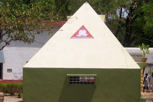 Pyramid at Warangal jail, India